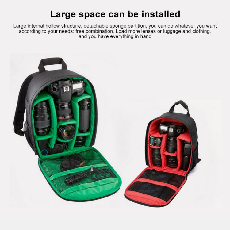 INDEPMAN DL-B012 Borsa fotografica zaino portatile per sport all'aria aperta per GoPro, SJCAM, Nikon, Canon, Xiaomi Xiaoyi YI, dimensioni: 27,5 * 12,5 * 34 cm