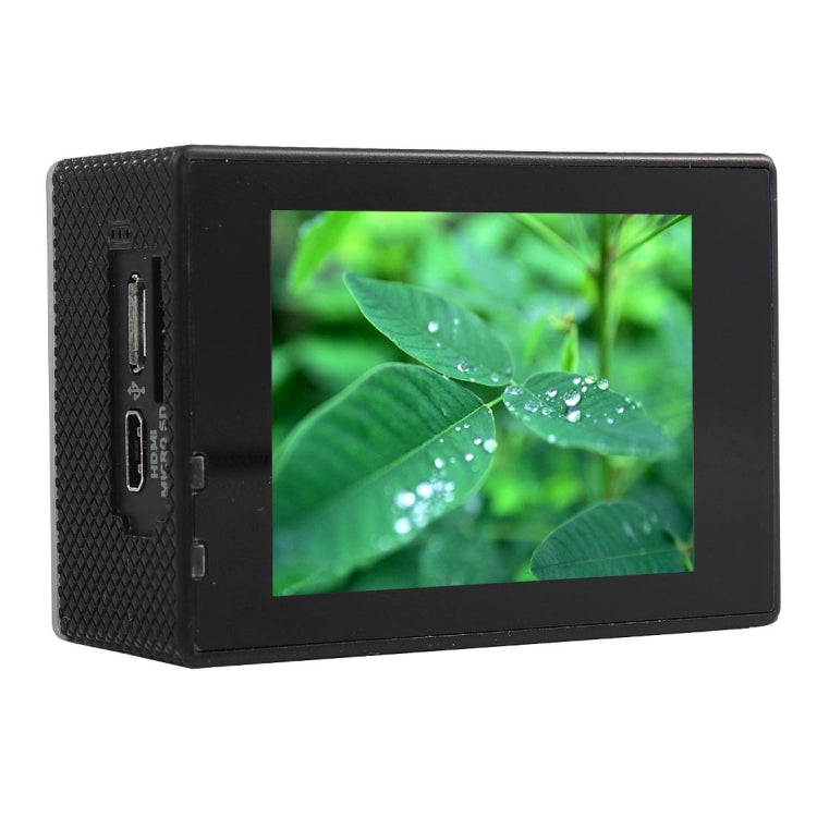 Videocamera sportiva F60 con schermo 2" e grandangolo 170°