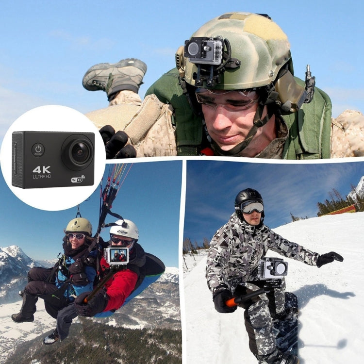 Videocamera sportiva F60 con schermo 2" e grandangolo 170°