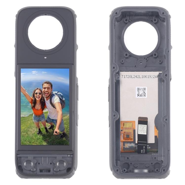 Per Insta360 ONE X4 Schermo LCD originale, digitalizzatore completo con telaio centrale, For Insta360 ONE X4(Original)