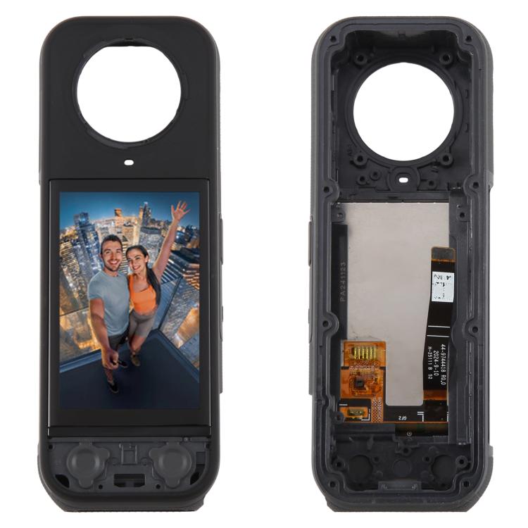 Per Insta360 One X5, gruppo completo digitalizzatore schermo LCD posteriore principale originale con cornice, For Insta360 One X5(Original)