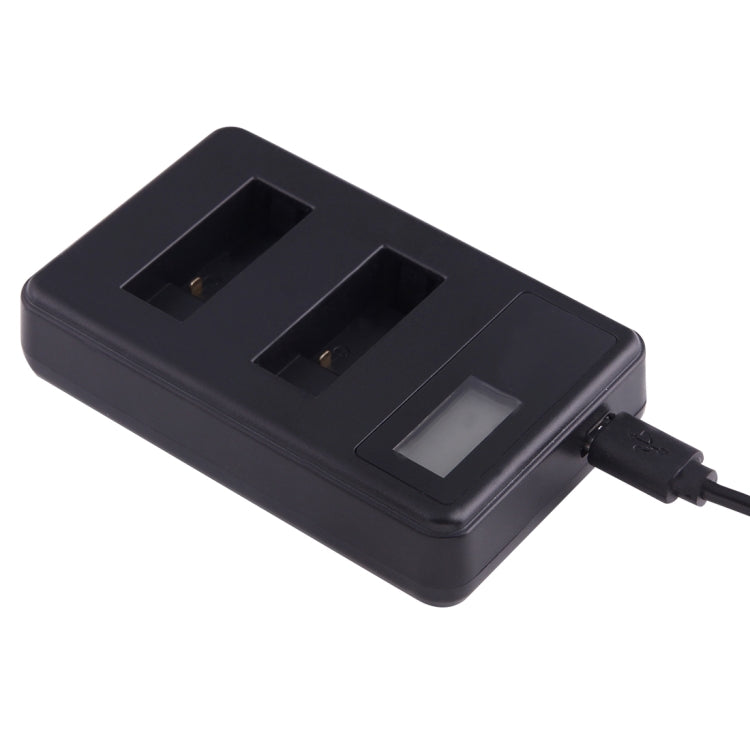 Caricabatterie doppio per schermo LCD AHDBT-501 per GoPro HERO5 con capacità di ricarica del display, For GoPro HERO5