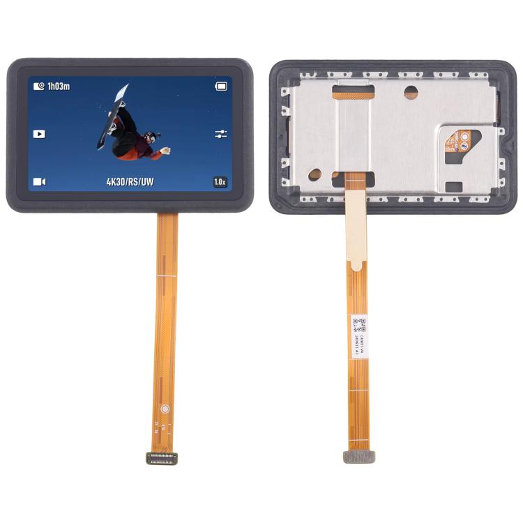 Schermo LCD posteriore principale originale con digitalizzatore e cornice per DJI Osmo Action 5 Pro - Gruppo completo con cornice, For DJI Osmo Action 5 Pro(Original)