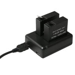 Caricabatterie doppio USB per fotocamera digitale BC-AZ16 per Xiaomi Xiaoyi II 4K, For Xiaomi Xiaoyi II 4K