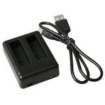 Caricabatterie doppio USB per fotocamera digitale BC-AZ16 per Xiaomi Xiaoyi II 4K, For Xiaomi Xiaoyi II 4K