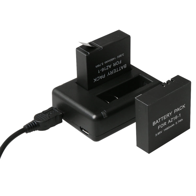 Caricabatterie doppio USB per fotocamera digitale BC-AZ16 per Xiaomi Xiaoyi II 4K, For Xiaomi Xiaoyi II 4K