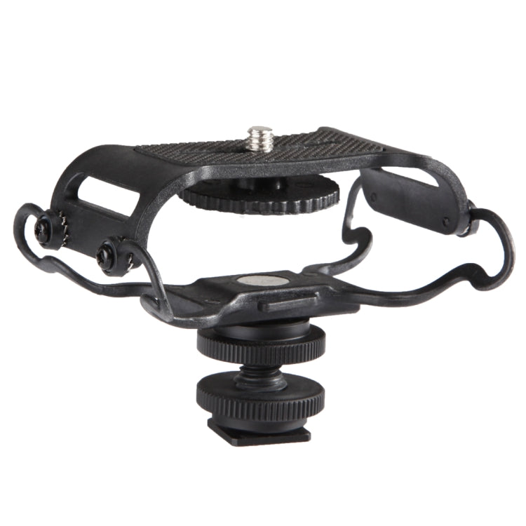 BOYA BY-C10 Universal Camera Microphone Shock Mount with Hot Shoe Mount, BY-C10