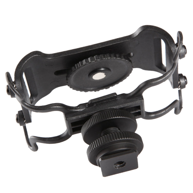 BOYA BY-C10 Universal Camera Microphone Shock Mount with Hot Shoe Mount, BY-C10