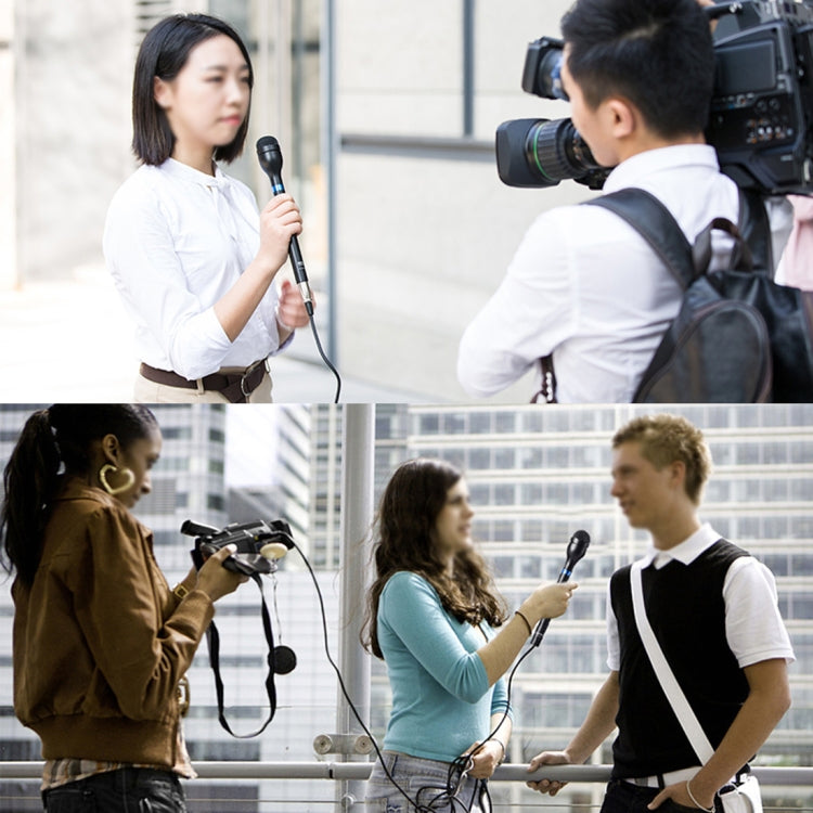 BOYA BY-HM100 Omnidirectional Dynamic Handheld Microphone with XLR Connector, BY-HM100