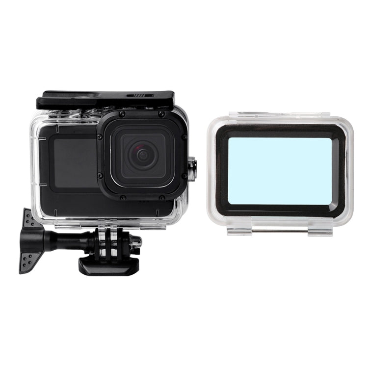 Custodia impermeabile + cover posteriore touch per GoPro HERO10 Black / HERO9 Black, Case + Touch Cover for GoPro9