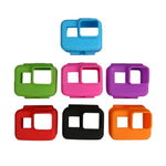 Custodia protettiva originale per GoPro HERO5 con bordo in silicone per montaggio su telaio, Housing (R), Housing (P), Housing (L), Housing (G), Housing (F), Housing (RG), Housing (B)