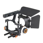 Il set di gabbie A7 YELANGU YLG1105A include stabilizzatore per gabbia per videocamera / Follow Focus / Matte Box per Sony GH4 / A7S / A7 / A7R / A72 / A7RII / A7SII / A6000 / A6500 / A6300 / A7R3 / A7S3 / A7R4