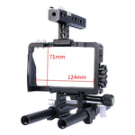YELANGU YLG0905A Stabilizzatore per maniglia per gabbia video per fotocamera per Sony A6000/A6300/A6400/A6500