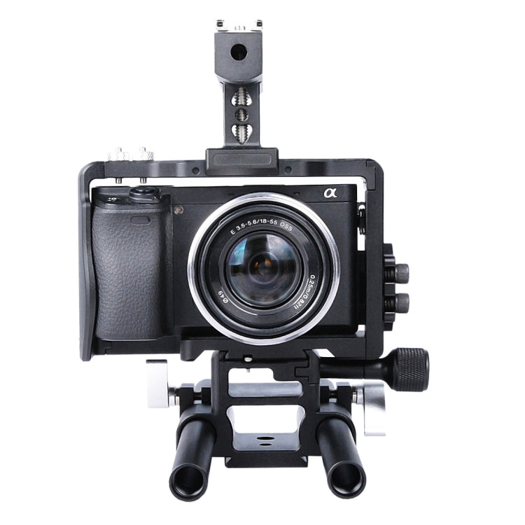 YELANGU YLG0905A Stabilizzatore per maniglia per gabbia video per fotocamera per Sony A6000/A6300/A6400/A6500