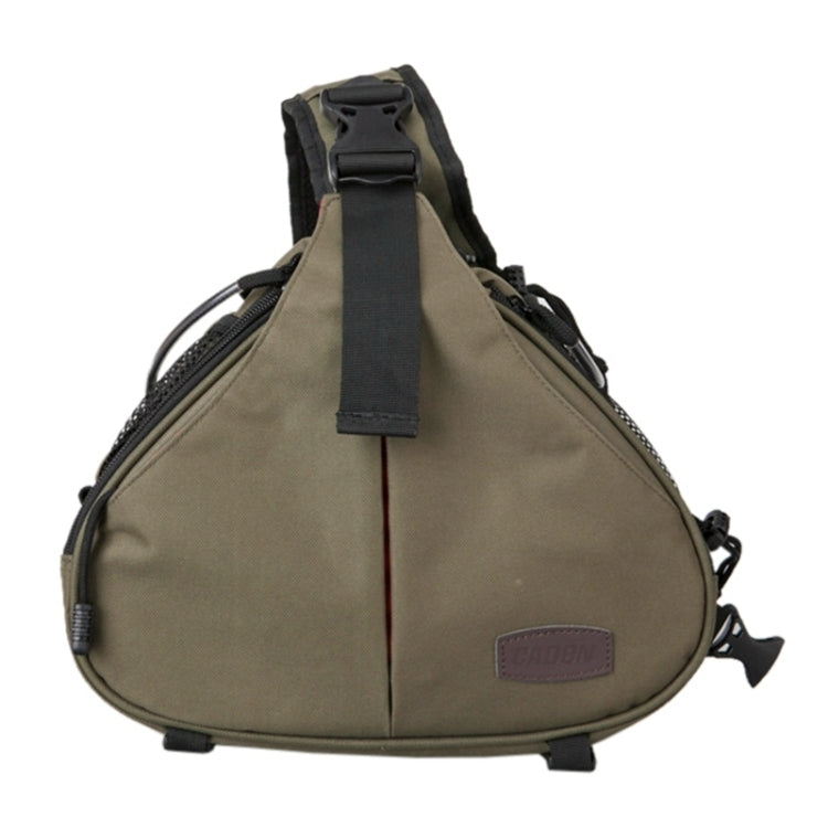 CADEN Borsa a forma di triangolo Tscope Sling Cross Borsa per fotocamera digitale Custodia morbida con copertura antipioggia per Canon Nikon Sony K1, Dimensioni: 36 * 31 * 15 cm