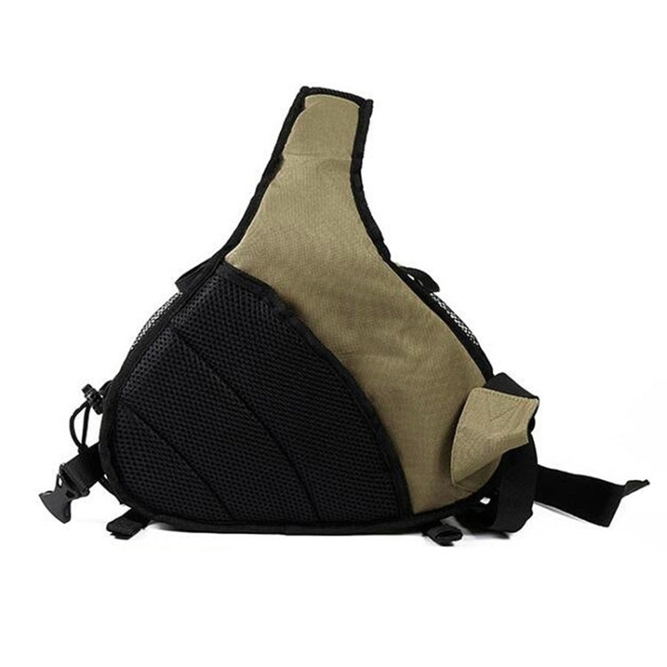 CADEN Borsa a forma di triangolo Tscope Sling Cross Borsa per fotocamera digitale Custodia morbida con copertura antipioggia per Canon Nikon Sony K1, Dimensioni: 36 * 31 * 15 cm