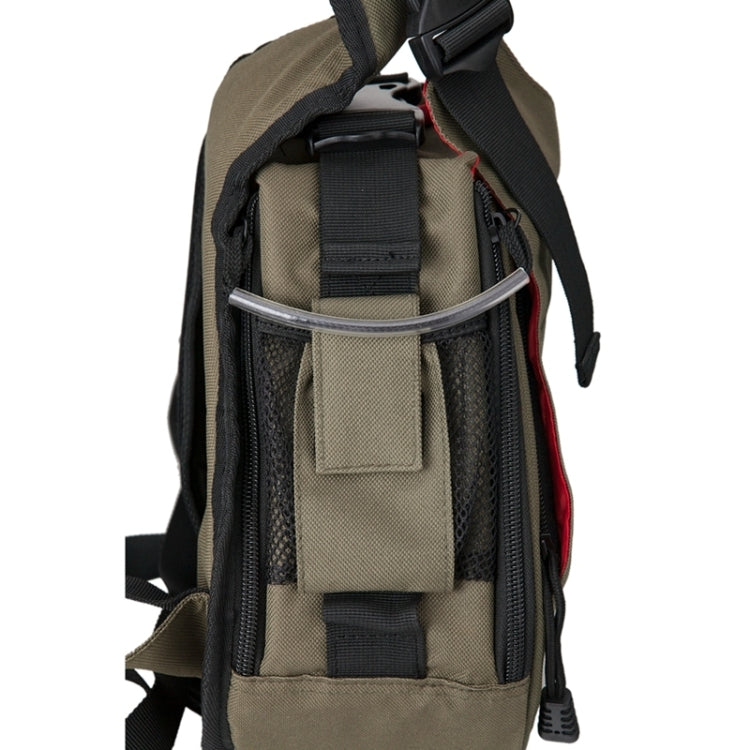 CADEN Borsa a forma di triangolo Tscope Sling Cross Borsa per fotocamera digitale Custodia morbida con copertura antipioggia per Canon Nikon Sony K1, Dimensioni: 36 * 31 * 15 cm