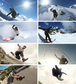 Bullet Time Rig Supporto per selfie a 360 gradi per fotocamere sportive PULUZ Jaws Flex Clamp Mount per GoPro Hero11 Nero / HERO10 Nero /9 Nero /8 Nero /7 /6 /5 /5 Sessione /4 Sessione /4 /3+ /3 /2/1, DJI Osmo Action e altre action camera, Bullet Time