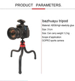 Supporto treppiede flessibile Mini Octopus con morsetto per telefono per iPhone, Galaxy, Huawei, GoPro Hero11 Black / HERO10 Black / HERO9 Black / HERO8 Black /7 /6 /5 /5 Session /4 Session /4 /3+ /3 /2 /1, Xiaoyi e altre action cam, GP271