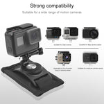Supporto per zaino a spalla con cinturino a sgancio rapido con rotazione a 360 gradi per GoPro Hero11 Nero / HERO10 Nero /9 Nero /8 Nero /7 /6 /5 /5 Sessione /4 Sessione /4 /3+ /3 /2 /1, DJI Osmo Actione altre action camera