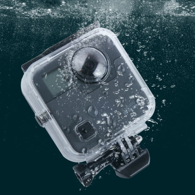 Custodia protettiva impermeabile da 40 m per GoPro Fusion, con supporto base con fibbia, vite e chiave, For GoPro Fusion