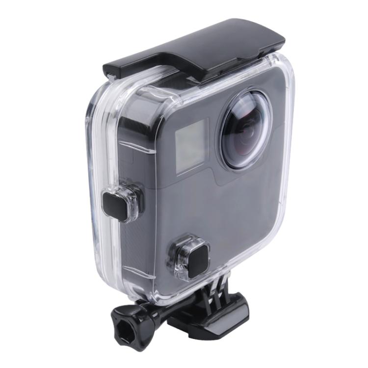 Custodia protettiva impermeabile da 40 m per GoPro Fusion, con supporto base con fibbia, vite e chiave, For GoPro Fusion
