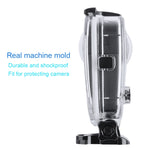 Custodia protettiva impermeabile da 40 m per GoPro Fusion, con supporto base con fibbia, vite e chiave, For GoPro Fusion