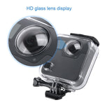 Custodia protettiva impermeabile da 40 m per GoPro Fusion, con supporto base con fibbia, vite e chiave, For GoPro Fusion