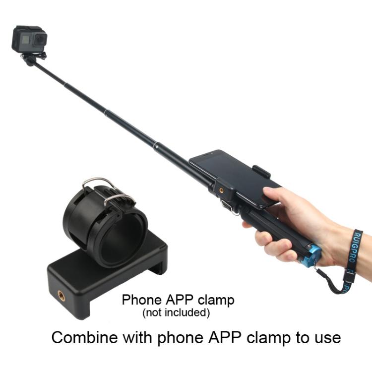 Supporto per treppiede portatile pieghevole Selfie Monopod Stick per GoPro Hero11 Black / HERO10 Black / HERO9 Black /HERO8 / HERO7 /6 /5 /5 Session /4 Session /4 /3+ /3 /2 /1, Insta360 ONE R, DJI Osmo Actione altre action camera, lunghezza: 23,5-81 cm...