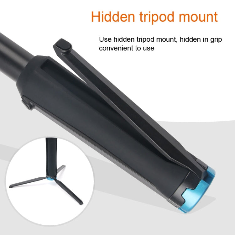 Supporto per treppiede portatile pieghevole Selfie Monopod Stick per GoPro Hero11 Black / HERO10 Black / HERO9 Black /HERO8 / HERO7 /6 /5 /5 Session /4 Session /4 /3+ /3 /2 /1, Insta360 ONE R, DJI Osmo Actione altre action camera, lunghezza: 23,5-81 cm...