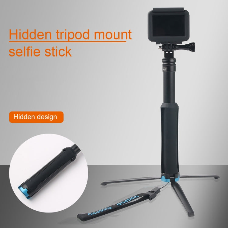 Supporto per treppiede portatile pieghevole Selfie Monopod Stick per GoPro Hero11 Black / HERO10 Black / HERO9 Black /HERO8 / HERO7 /6 /5 /5 Session /4 Session /4 /3+ /3 /2 /1, Insta360 ONE R, DJI Osmo Actione altre action camera, lunghezza: 23,5-81 cm...