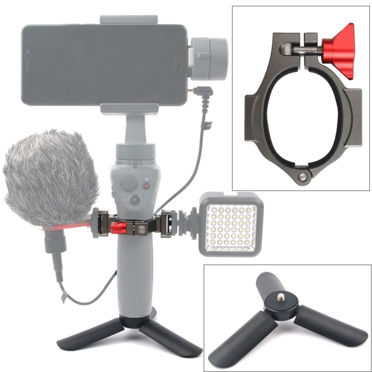 Mini supporto per treppiede + staffa di estensione per torcia per DJI OSMO Mobile 2, Tripod+Bracket For DJI OSMO Mobile 2