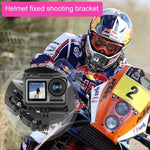Set di supporti fissi adesivi con braccio multi-snodo per casco da ciclismo con gancio a J e adattatore e vite per DJI Osmo Action, GoPro HERO10 Black /9 Black / HERO8 Black /7 /6 /5 /5 Session /4 Session /4 /3+ /3 /2 /1, Xiaoyi e altre action camera  ...