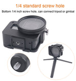 Guscio dell'alloggiamento Gabbia protettiva in lega di alluminio CNC con telaio assicurativo e lente UV da 52 mm per GoPro HERO7 Black /6 /5, 52mm UV Black, 52mm UV Blue, 52mm UV Red