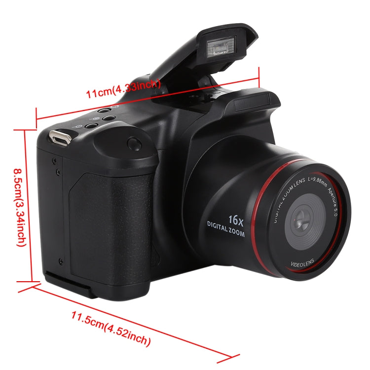 Fotocamera reflex DV HD da 1,3 megapixel, LCD da 2,4 pollici, registrazione Full HD 720P, EIS, 720P