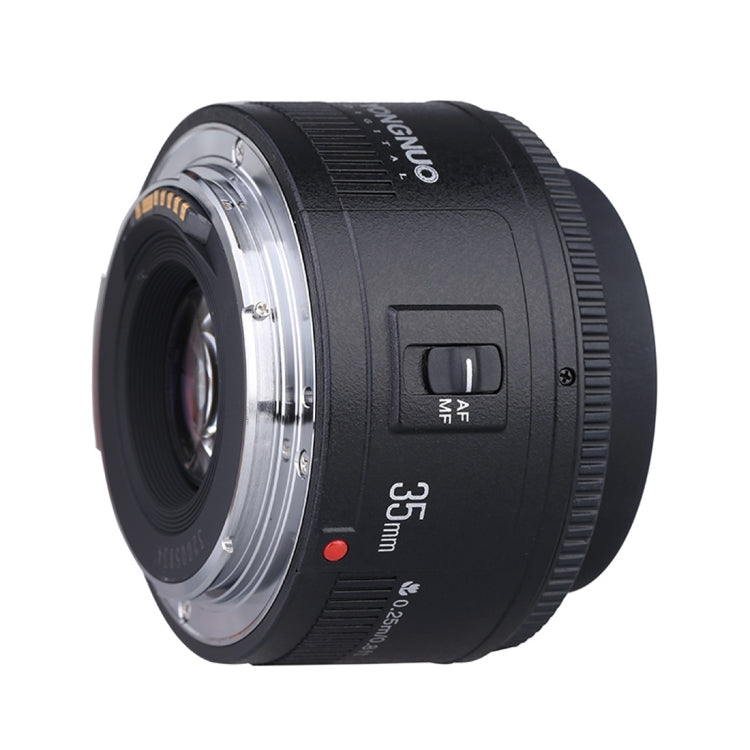 YONGNUO YN35MM F2N 1:2 AF/MF Obiettivo grandangolare fisso/Prime con messa a fuoco automatica per fotocamere DSLR Nikon, YN35mm F2N