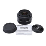 YONGNUO YN35MM F2N 1:2 AF/MF Obiettivo grandangolare fisso/Prime con messa a fuoco automatica per fotocamere DSLR Nikon, YN35mm F2N