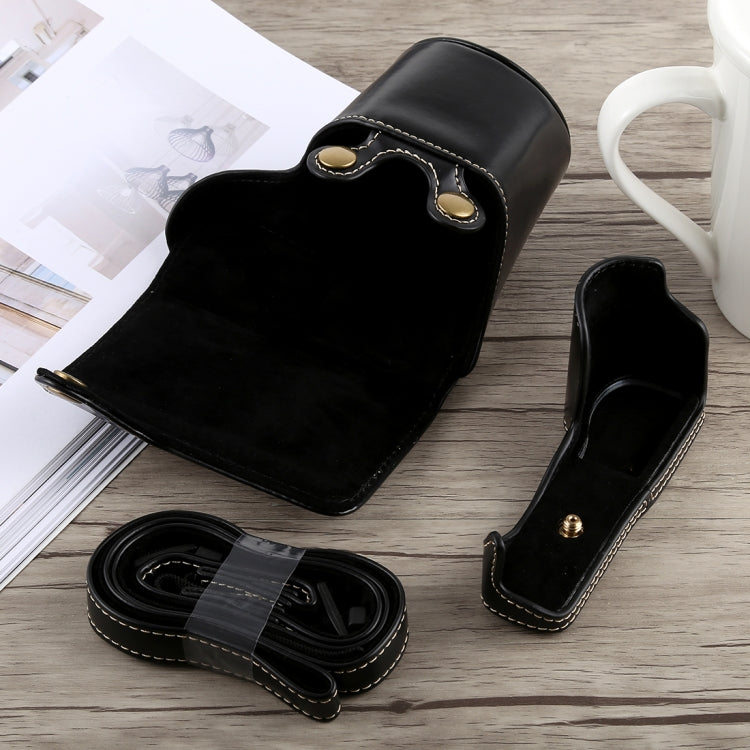 Custodia in pelle PU per fotocamera per tutto il corpo con cinturino per Sony A5100, For Sony A5100