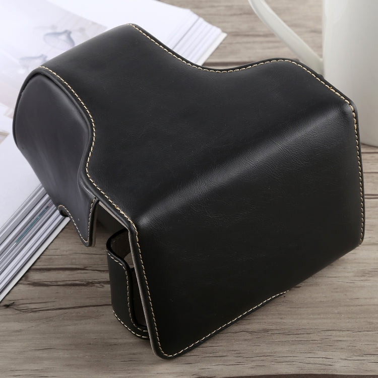 Custodia in pelle PU per fotocamera full body con cinturino per Fujifilm X-A5, For FUJI X-A5, For FUJI  X-A5