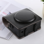 Borsa custodia in pelle PU per fotocamera full body stile retrò con cinturino per FUJIFILM instax SQUARE SQ6, For FUJI SQ6