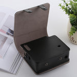Borsa custodia in pelle PU per fotocamera full body stile retrò con cinturino per FUJIFILM instax SQUARE SQ6, For FUJI SQ6