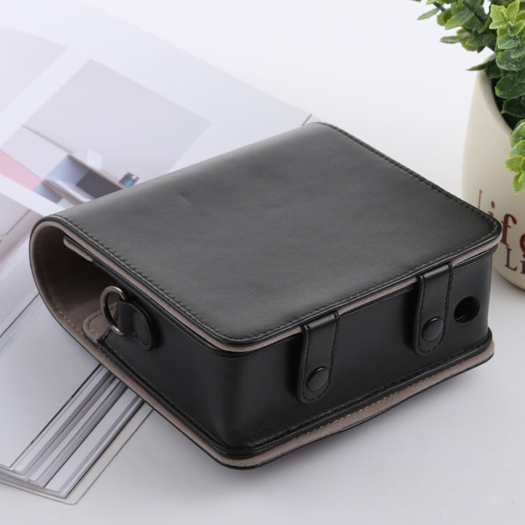 Borsa custodia in pelle PU per fotocamera full body stile retrò con cinturino per FUJIFILM instax SQUARE SQ6, For FUJI SQ6