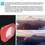Filtro per obiettivo HD Slim CPL per DJI OSMO Pocket, CPL Filter
