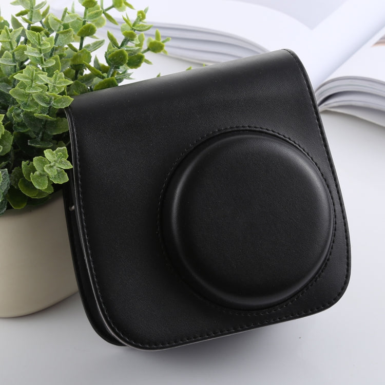 Custodia in pelle PU per fotocamera full body stile retrò con cinturino per FUJIFILM instax mini 9 / mini 8+ / mini 8, For FUJI  mini 9, For FUJI mini 9