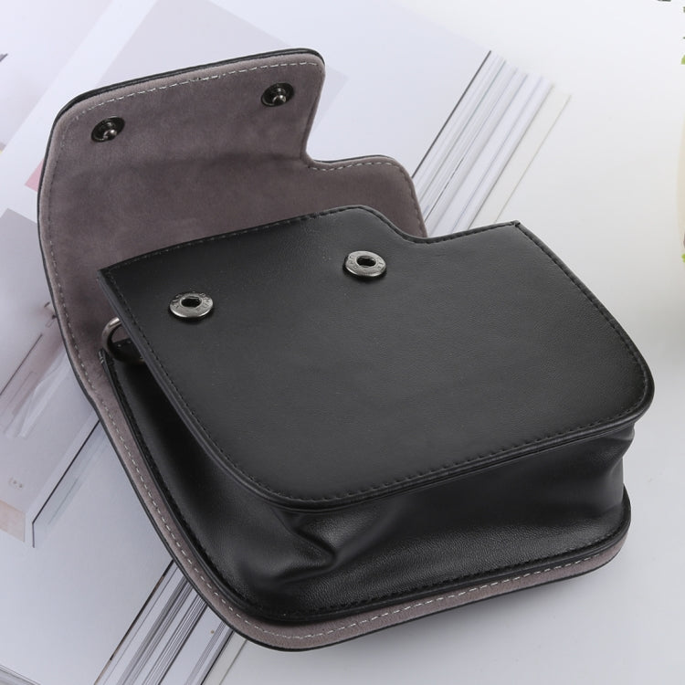 Custodia in pelle PU per fotocamera full body stile retrò con cinturino per FUJIFILM instax mini 9 / mini 8+ / mini 8, For FUJI  mini 9, For FUJI mini 9