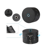 Adattatore per testa treppiede stabilizzatore time lapse con rotazione automatica a 360 gradi per GoPro, 60 Minutes
