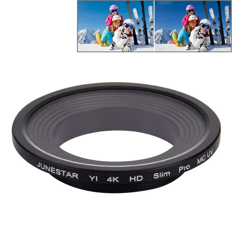 JUNESTAR per Xiaomi Xiaoyi Yi II 4K Sport Action Camera Filtro professionale HD Slim MCUV, MCUV Lens Filter