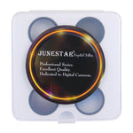 Filtro obiettivo JUNESTAR professionale 6 in 1 da 34 mm (CPL + UV + rosso graduale + arancione graduale + blu graduale + grigio graduale) per DJI Phantom 3 e 4