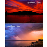 Filtro obiettivo JUNESTAR professionale 6 in 1 da 34 mm (CPL + UV + rosso graduale + arancione graduale + blu graduale + grigio graduale) per DJI Phantom 3 e 4