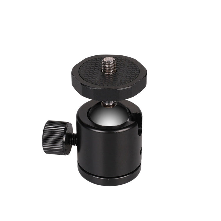 Mini testa a sfera panoramica in metallo con rotazione di 360 gradi per DSLR e fotocamere digitali, Black, Blue, Red